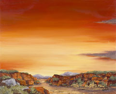 &ldquo;Sunset Passage&rdquo; Oil 16"x20"