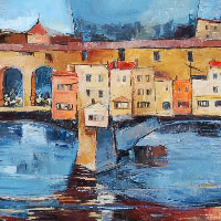Ponte Vecchio II oil