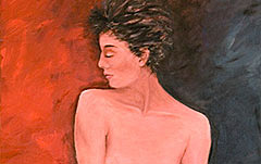 “Black & Red” Acrylic, 48x24